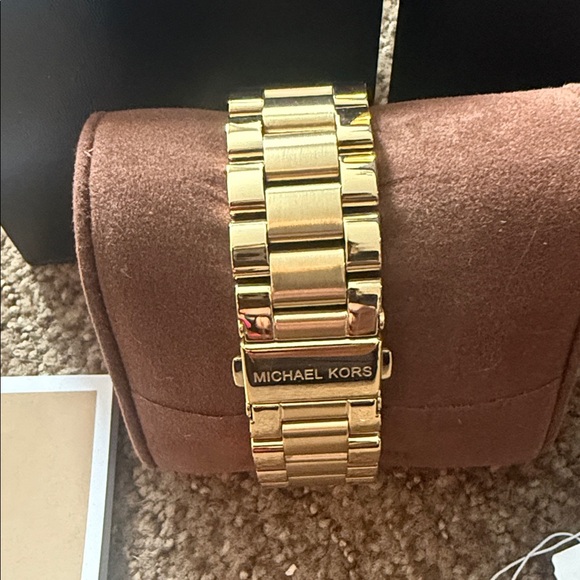 Michael Kors Gold Chronograph Watch - Picture 7 of 10
